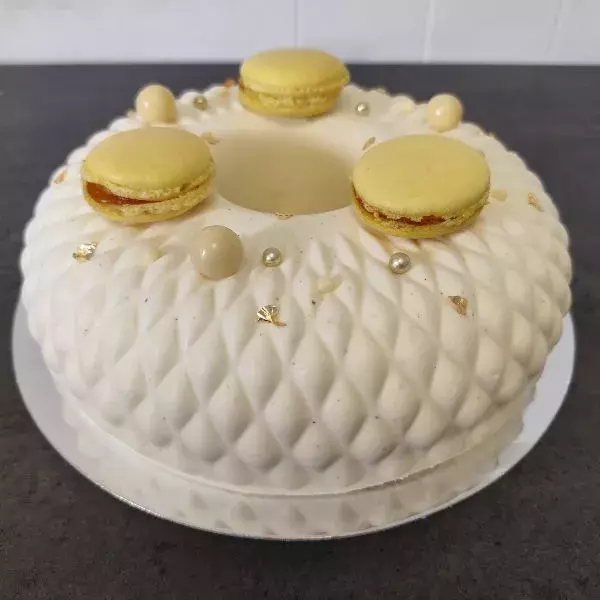 Gâteau orfée vanille mangue