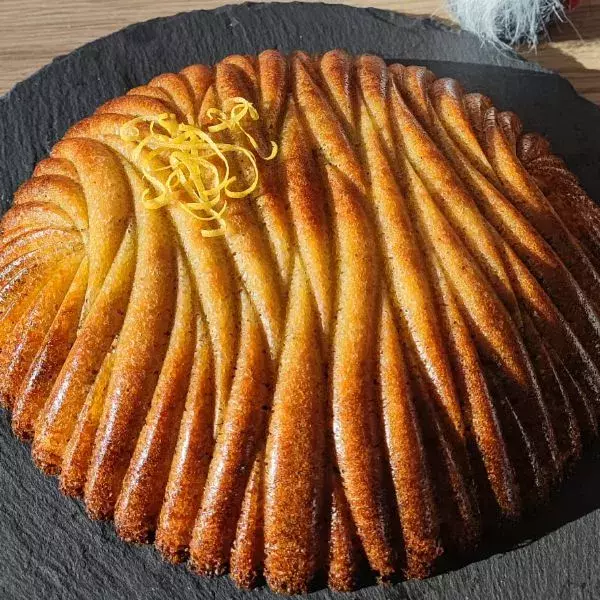 Dunes fondantes au pamplemousse et au pavot
