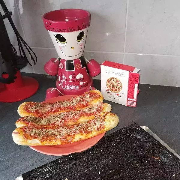 Baguette pizza 100% maison 