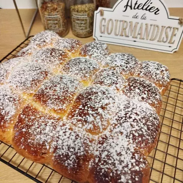 Brioche coeur chocolat