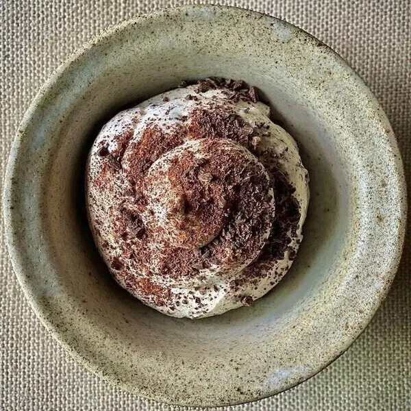 Mousse chocolat blanc façon stracciatella