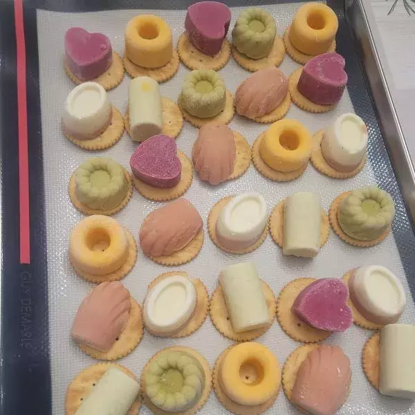 panna cotta variés apéritives