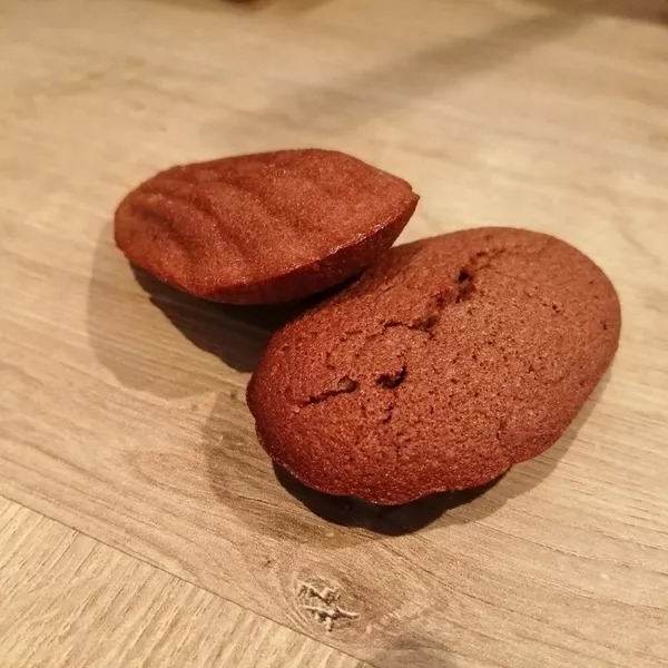 Muffin au chocolat-forme madeleine