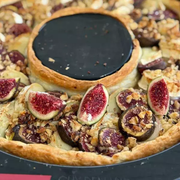 Tarte croustillante aux figues et chèvre 