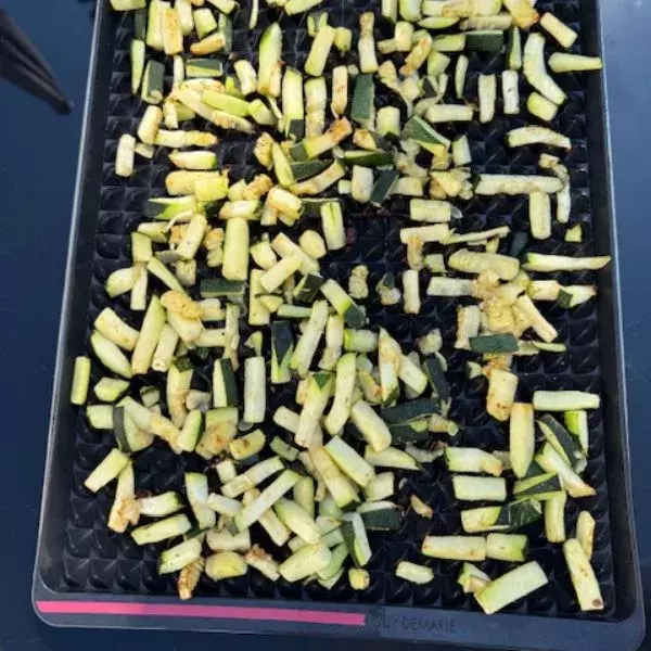 Courgettes aux herbes