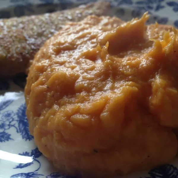 Purée de patates douces à l'orange