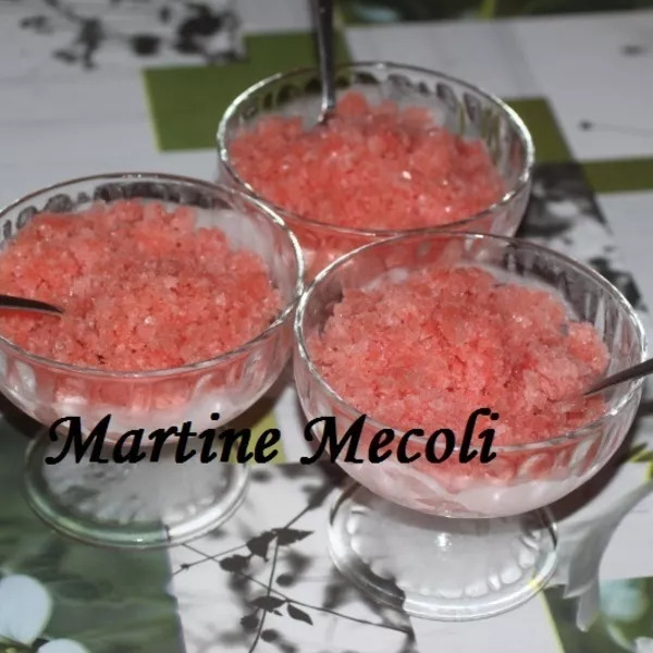 Granité de pastèque 