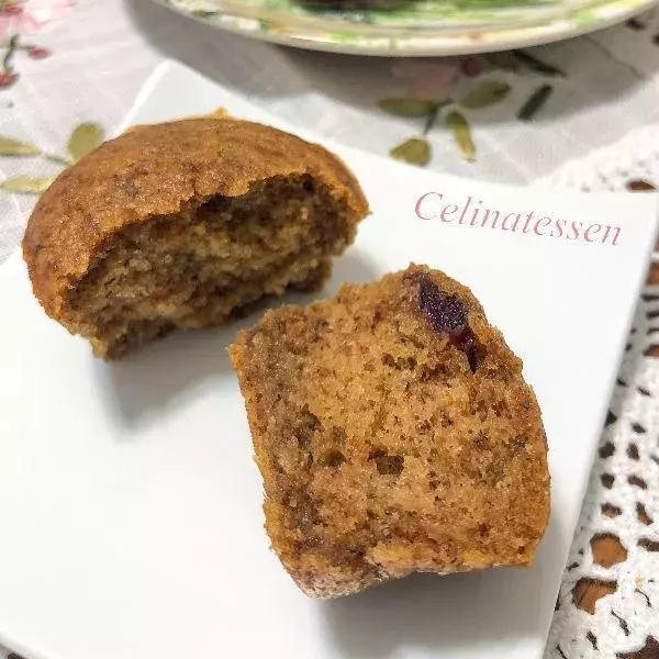 Mini-muffins à la banane et cranberries VS ICK