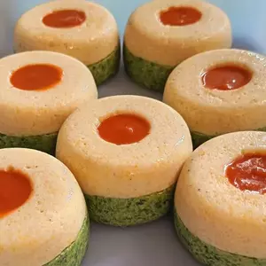 Savarins épinards polenta de Flo