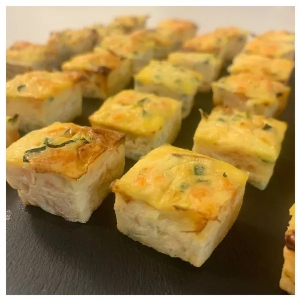Mini cubes carré frais saumon fumé I-Cook'in