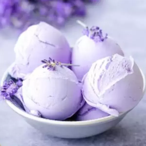 glace à la lavande