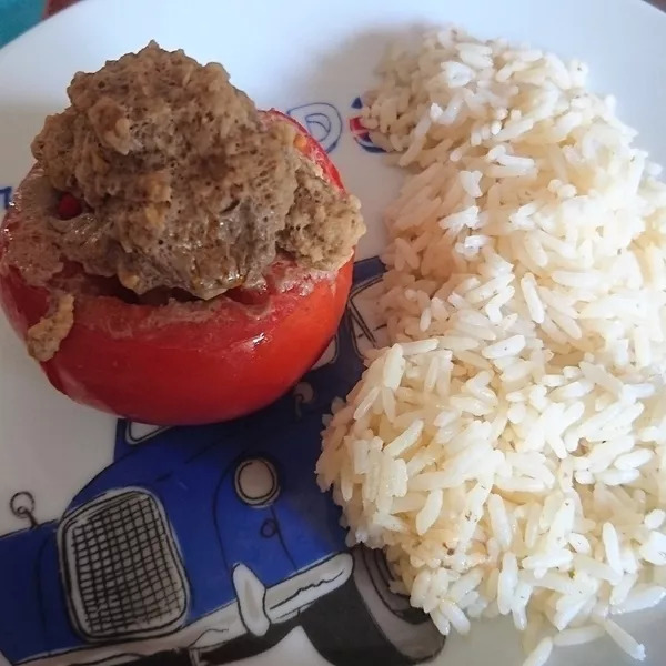 Tomates farcies & riz cuisson totalement au icook'in