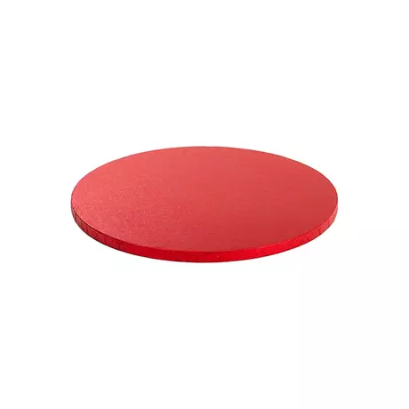 Plateau rond rouge Diamètre 25cm