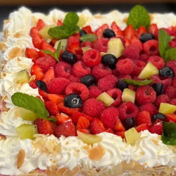 La mousse aux fruits rouge en familial 