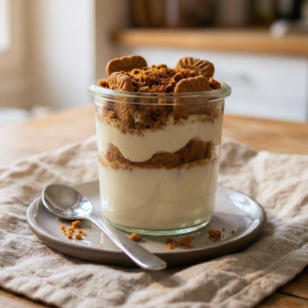 Cheesecake japonais aux spéculoos