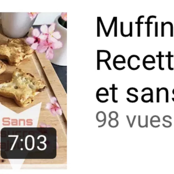 Recette minis muffins poire-coco healthy 