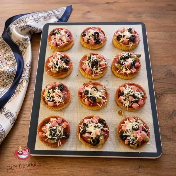 TARTELETTES RENVERSEES, façon pizza