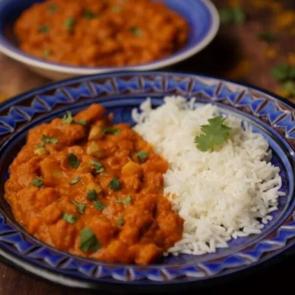 Curry carottes/panais aux pois chiches et au lait de coco à l'i-cookin