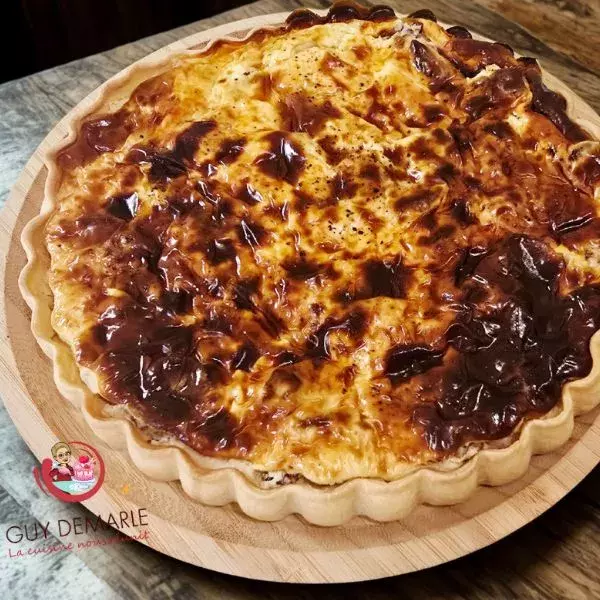 TARTE FONDANTE AU CHEVRE