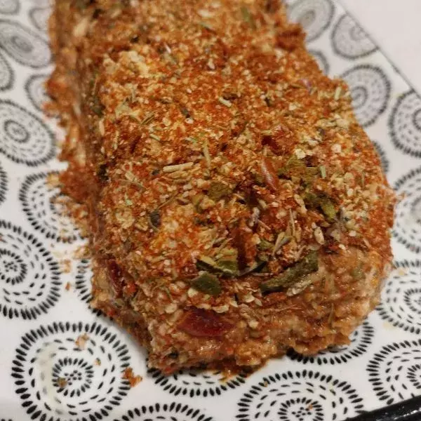 Buche de chèvre frais aux épices façon espagnole