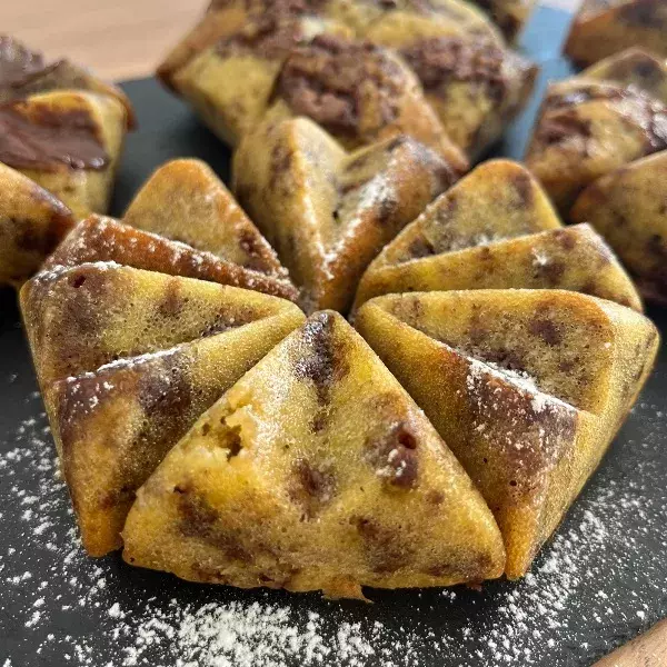 Bouchées au Toblerone et aux amandes
