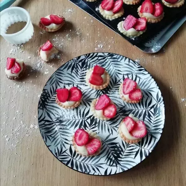 Mini tartelettes aux fraises 