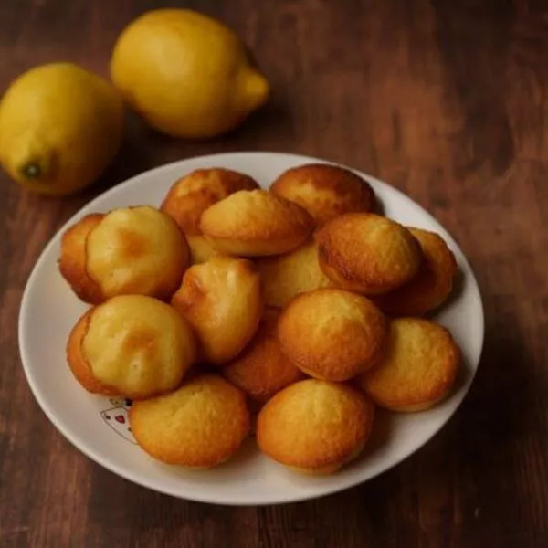 Mini-madeleines au citron