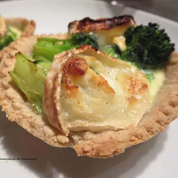 Tartelettes brocolis-chèvre