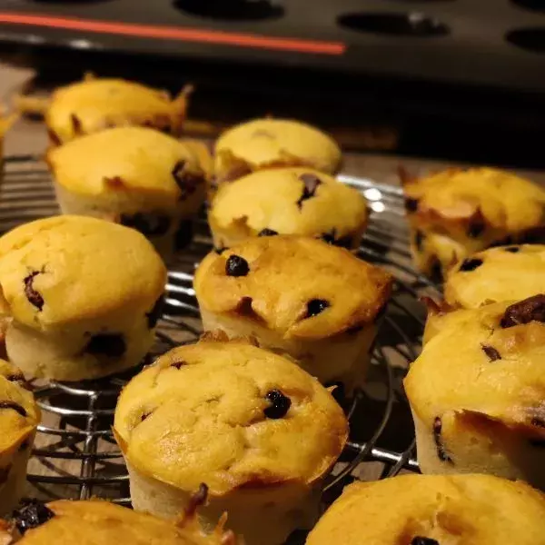 Mini muffins chocolat myrtilles