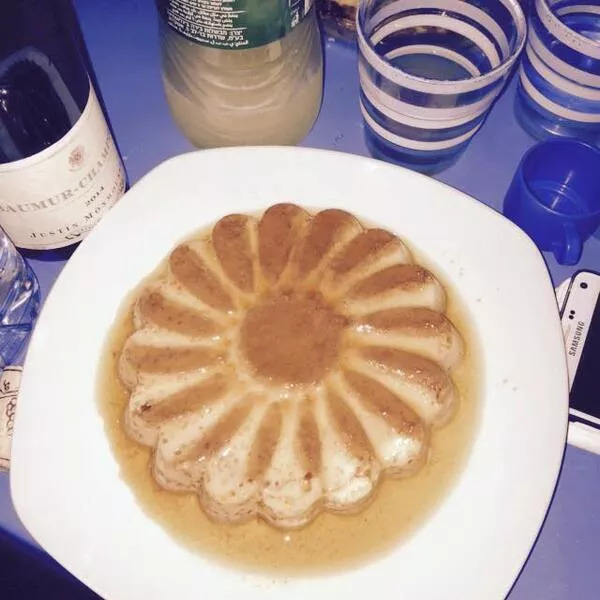 Crème caramel cuisson cuit vapeur