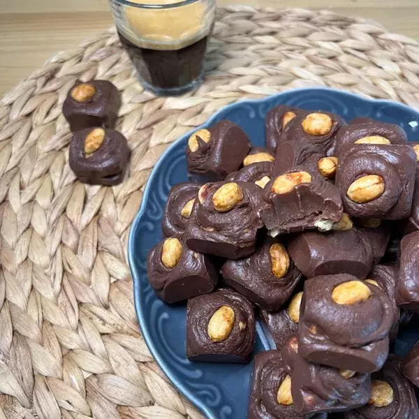 Fudges chocolat cacahuètes