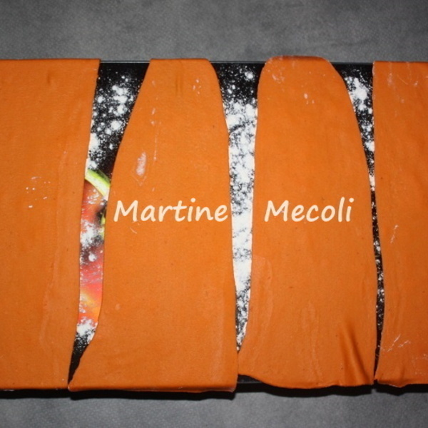 Pâte à lasagnes à la farine de blé dur et aux poivrons 