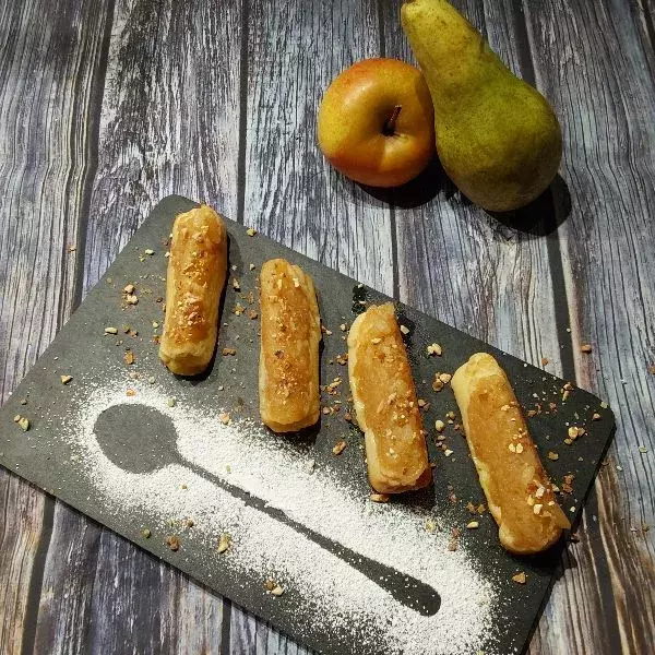 CLAFOUTIS AUX POIRES ET AUX POMMES 