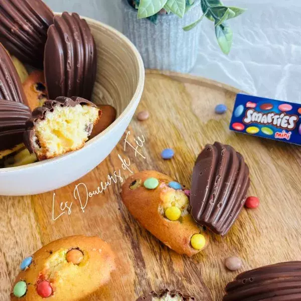 Madeleines aux Smarties