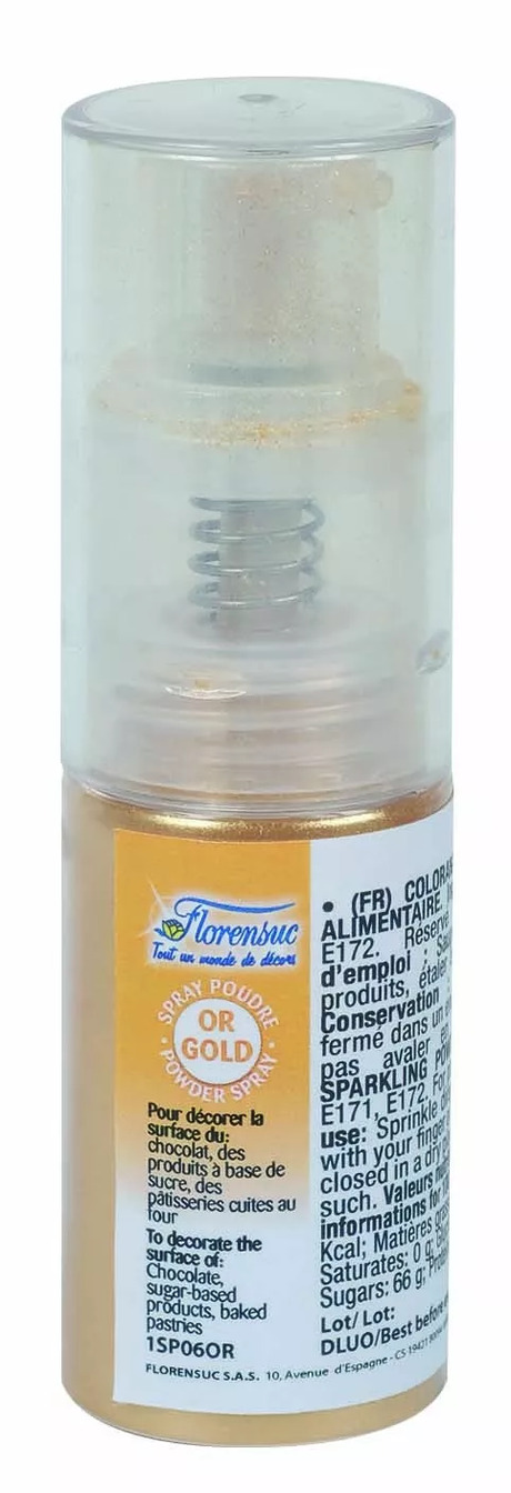 Spray poudre or scintillante, 10 g