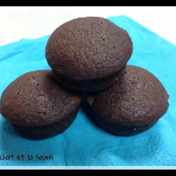 Gâteaux au chocolat fondant de Cécilia Louis (recette du blog d'Ottoki)