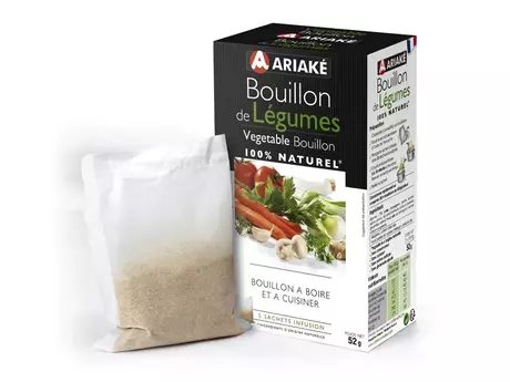 5 sachets de bouillon de légumes