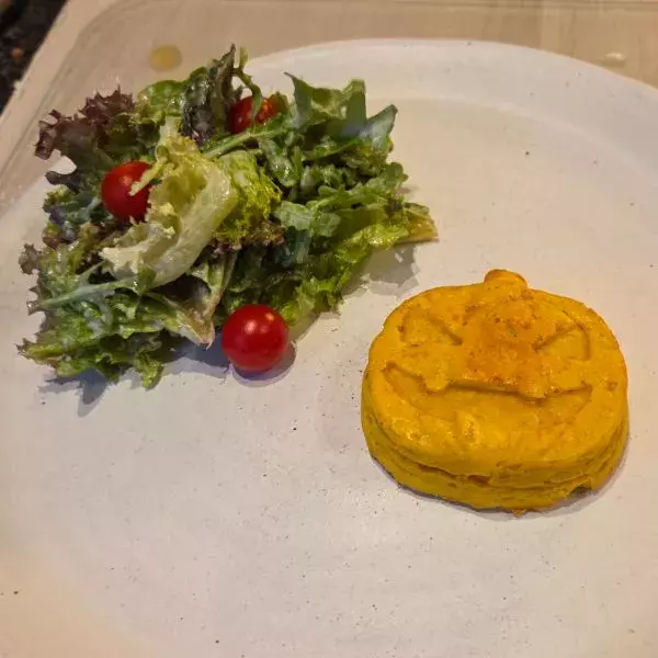 Citrouilles muffins à la courge et au poulet