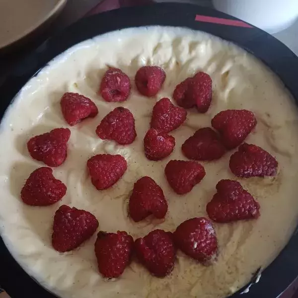 entremet bavarois vanille fruits rouges