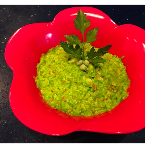 Pesto de petits pois 