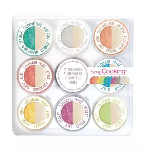 9 minis colorants de surface irisé