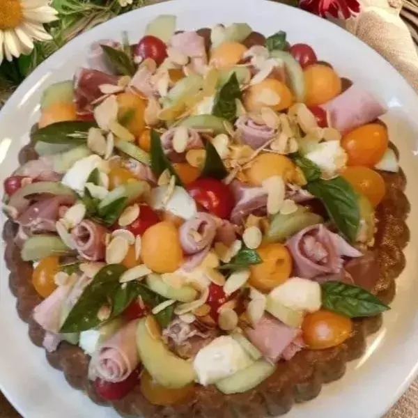 Tarte renversée salée