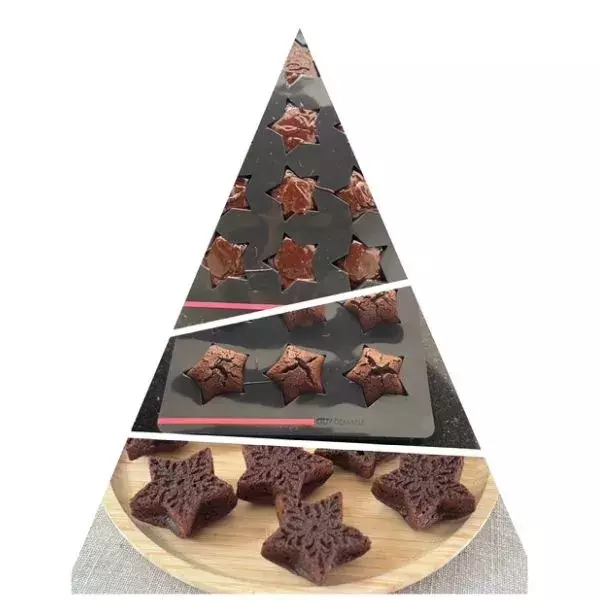 Etoiles de Noël chocolat