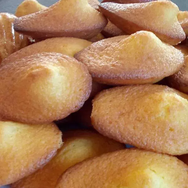 Madeleine à la vanille et au citron