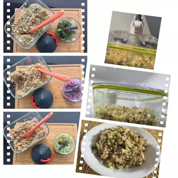 Taboulé de quinoa aux pois chiches