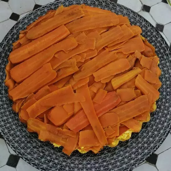 Tarte tatin aux carottes 