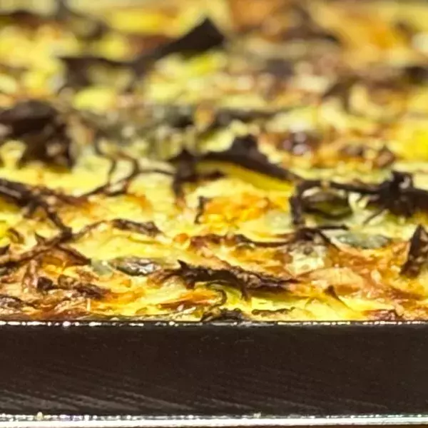 Scarpaccia de courgettes selon Alain Ducasse