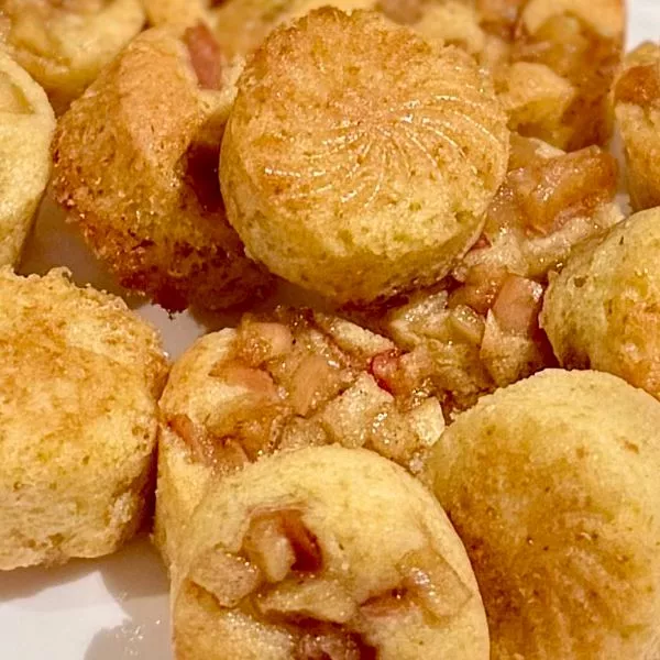Mini-cyclones aux pommes flambées - Chez Nanou