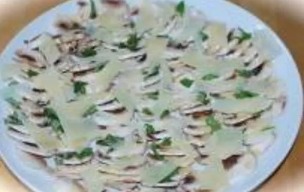 Carpaccio de champignons