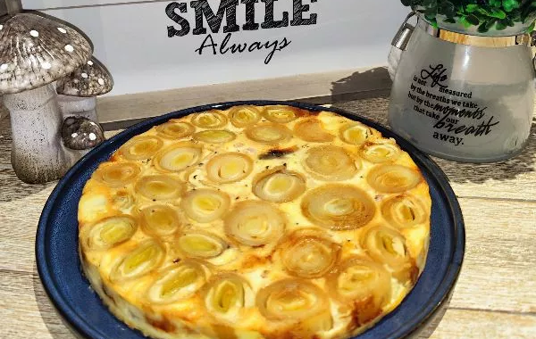 Quiche sans pâte aux poireaux
